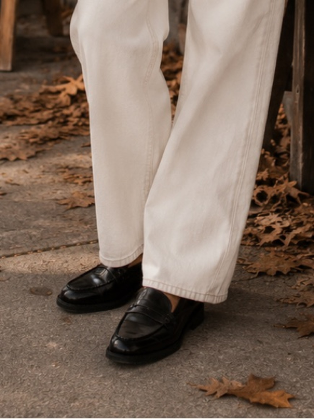 Madewell Black Leather Loafers